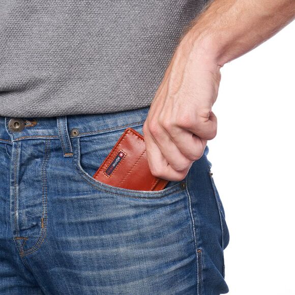 Alpine Swiss Men RFID Safe Minimalist Front Pocket Wallet Small Slim Card Holder - Picture 5 of 6